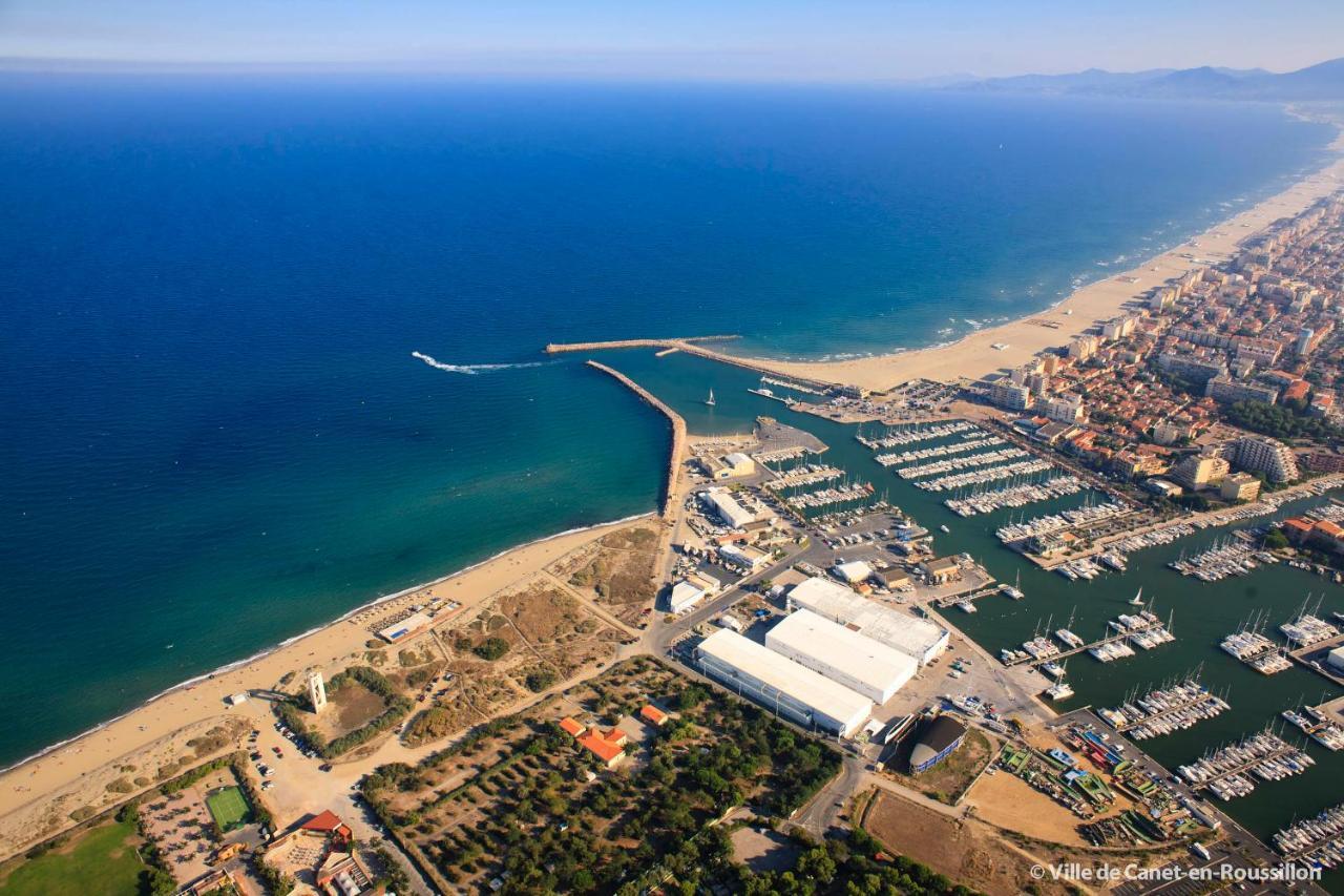 CALYSPO Super appart à 100m de la mer parking gratuit Canet-en-Roussillon Esterno foto