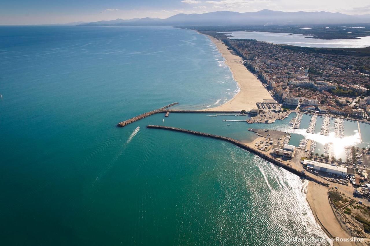 CALYSPO Super appart à 100m de la mer parking gratuit Canet-en-Roussillon Esterno foto