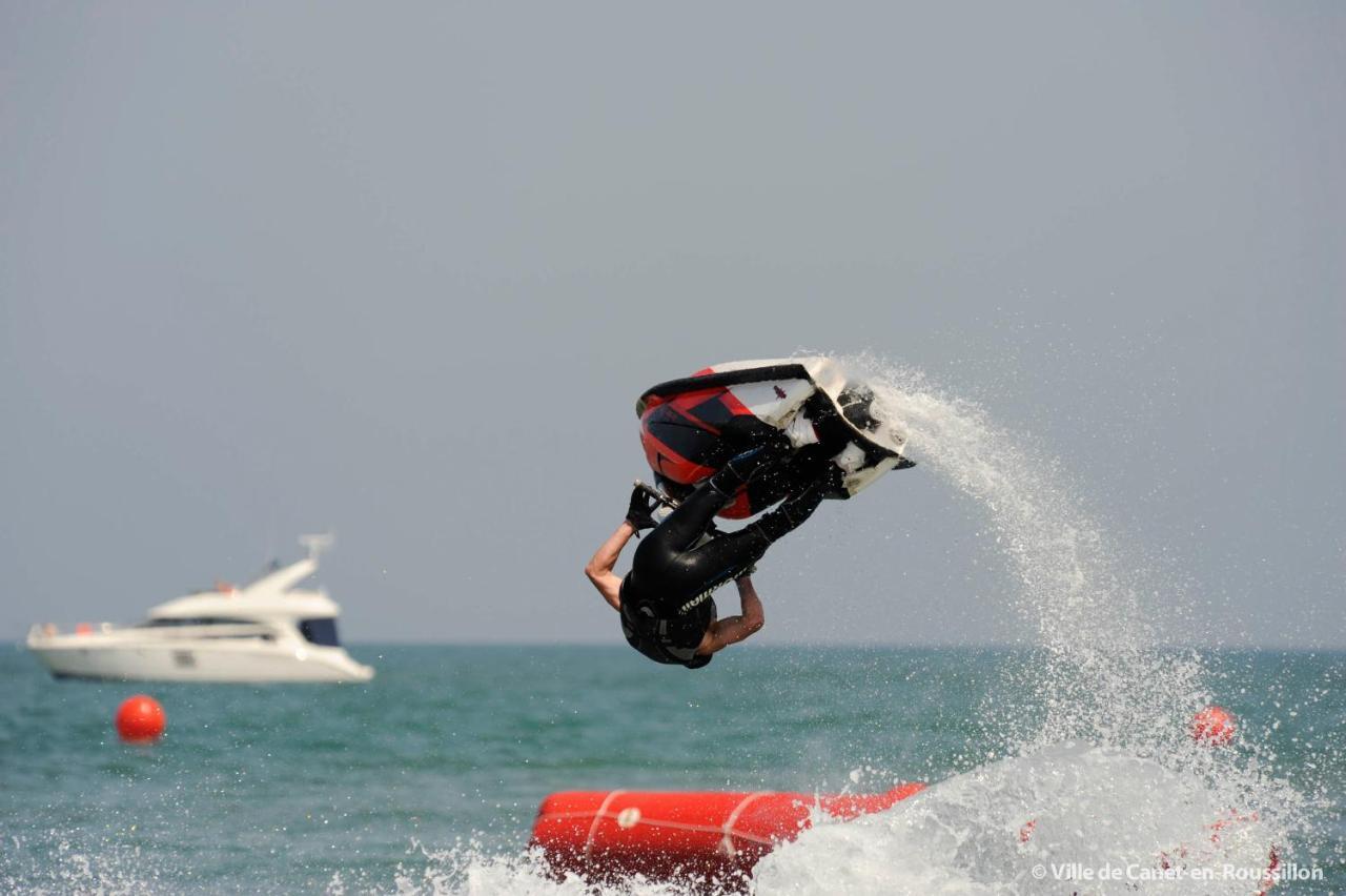 CALYSPO Super appart à 100m de la mer parking gratuit Canet-en-Roussillon Esterno foto